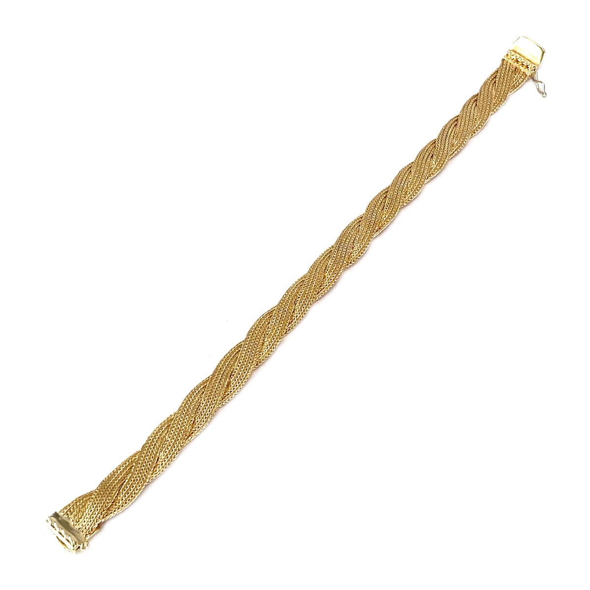 Bracelet d'occasion or 750 jaune 19 cm - vue 3
