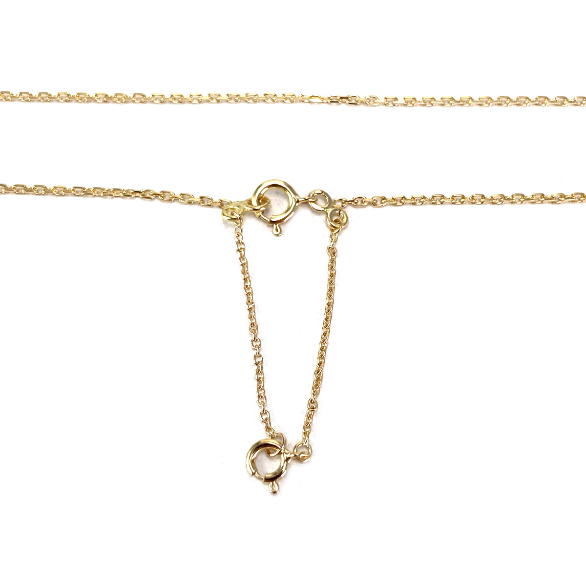 Chaine d'occasion or 750 jaune maille forçat 65 cm - vue 3