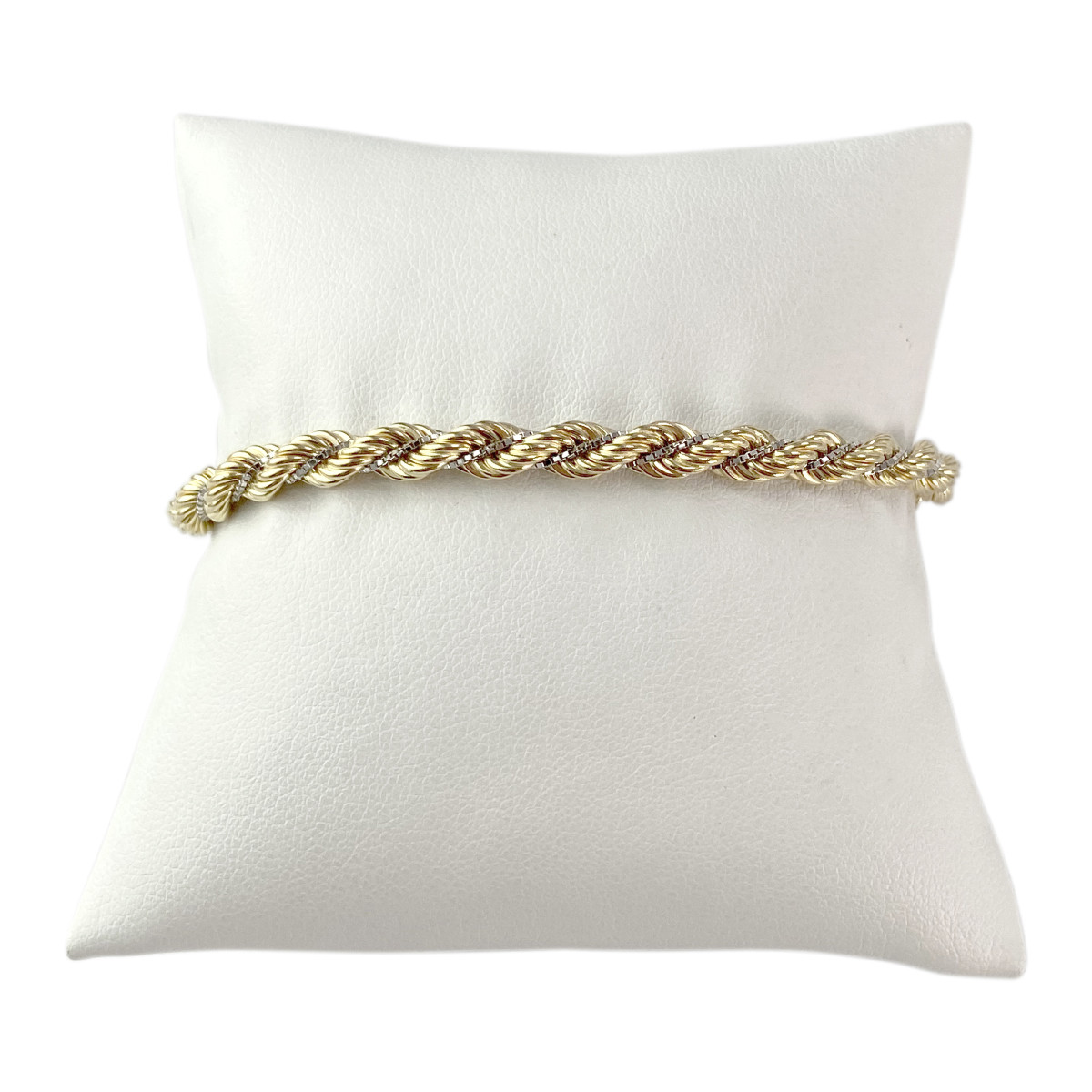 Bracelet d'occasion 2ors 750 maille torsadée 20.5cm