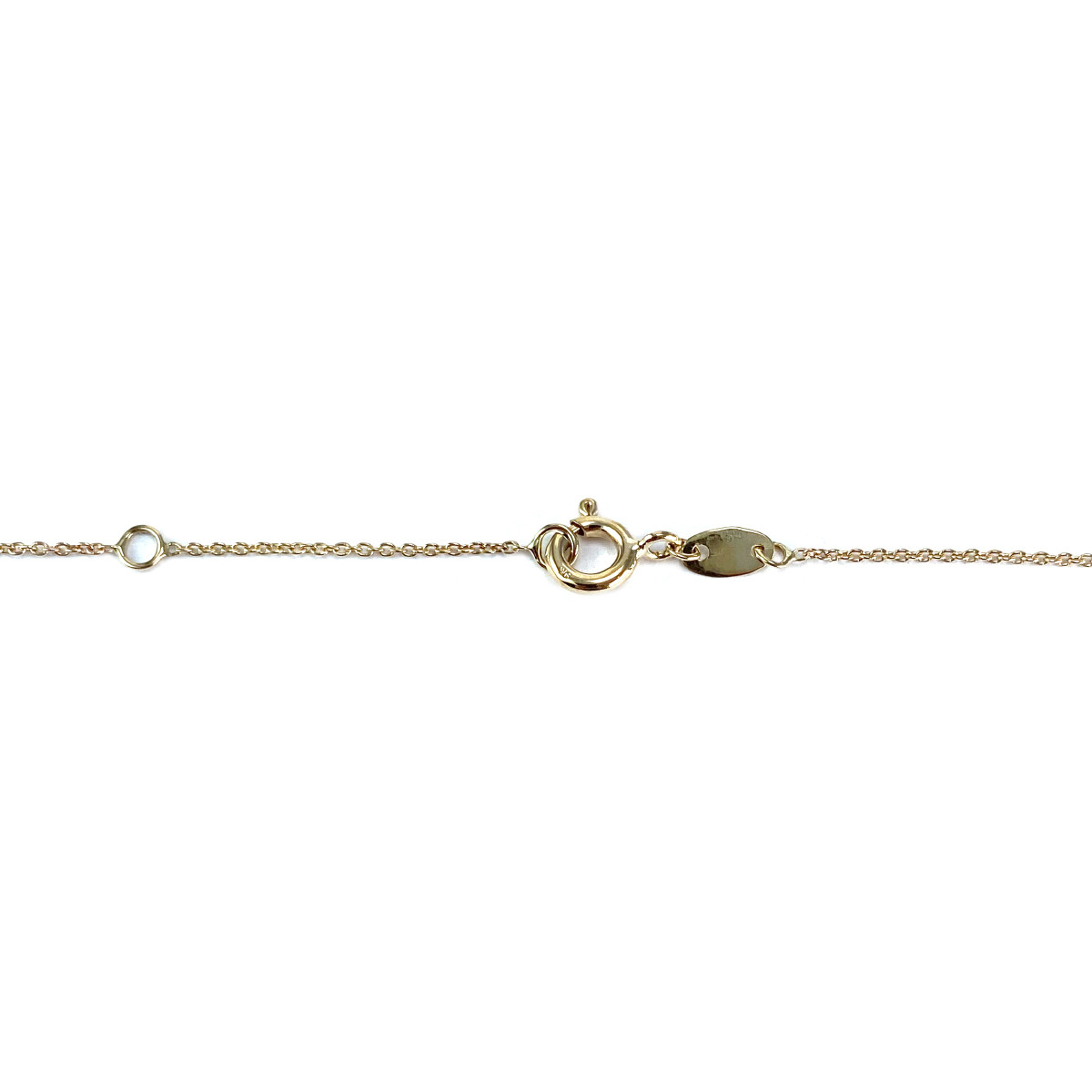 Collier d'occasion or 375 jaune howlite 44cm - vue 3