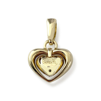 Pendentif hirschi coeur d'occasion 2 ors 750 diamants