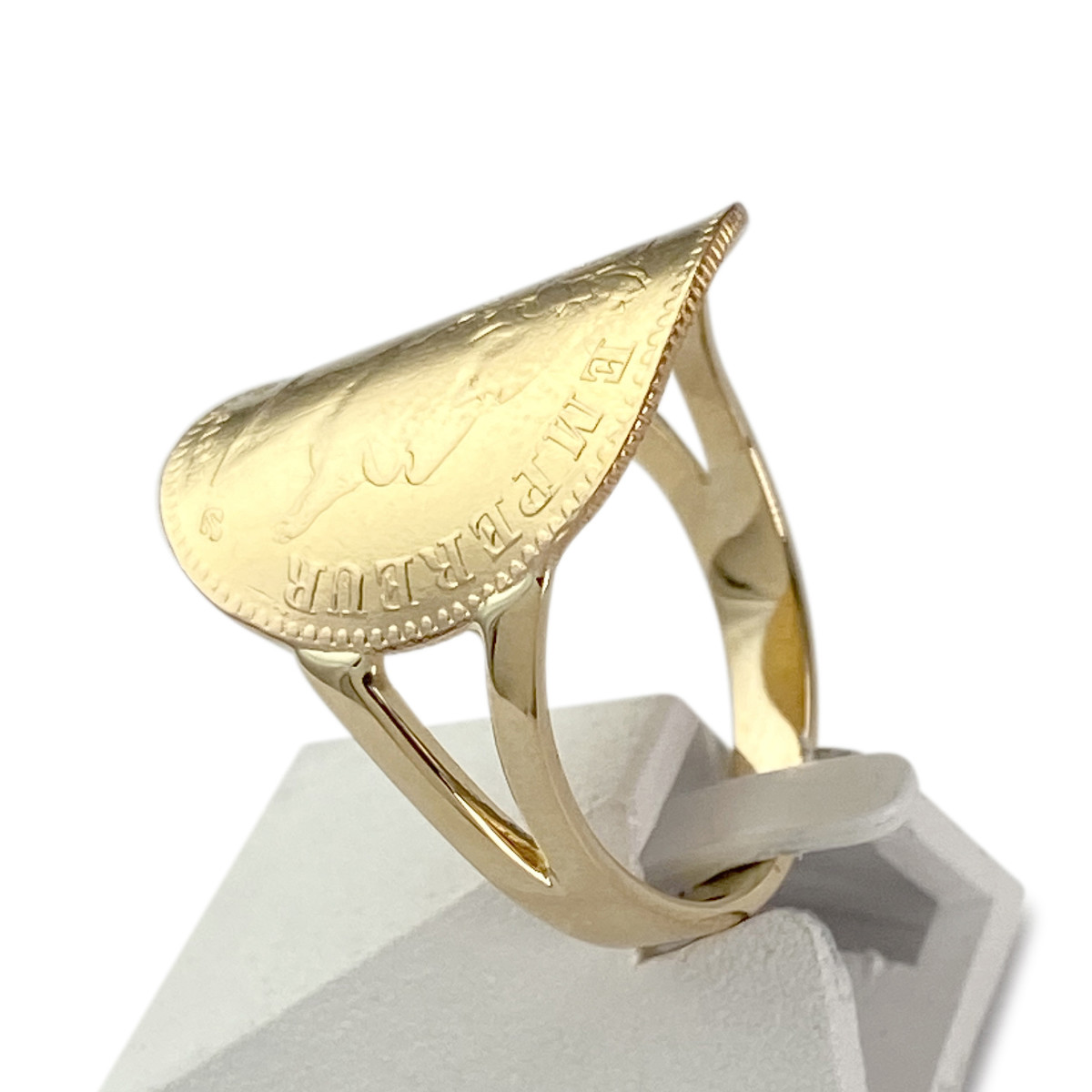 Bague d'occasion or 750 jaune - vue 2