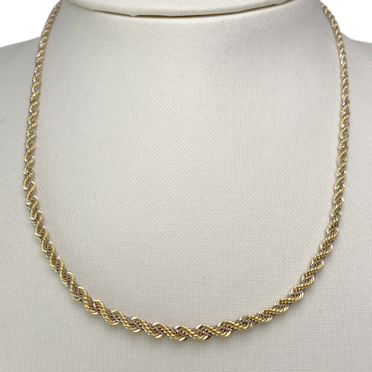 Collier en chute d'occasion 2 ors 375 42 cm - vue 2