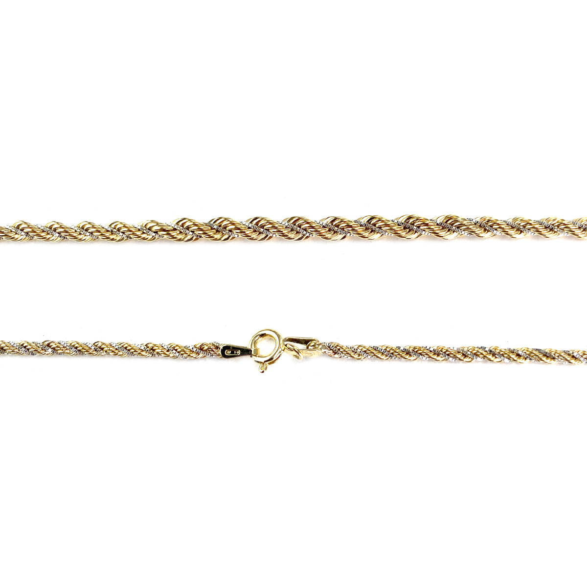 Collier en chute d'occasion 2 ors 375 42 cm - vue 3