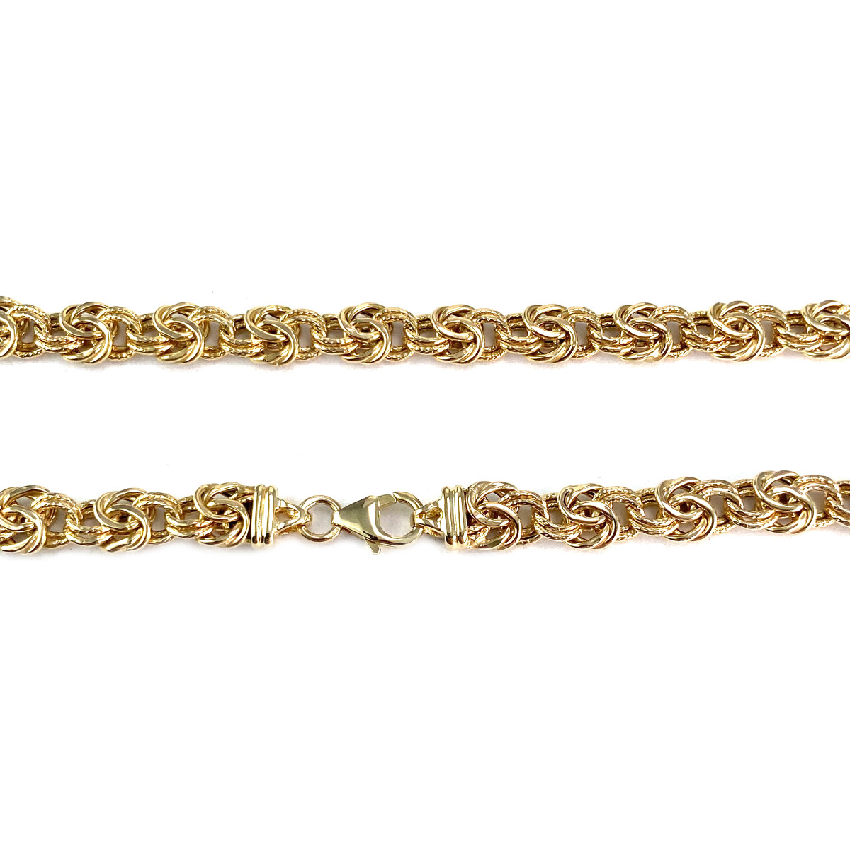 Collier d'occasion or 375 jaune maille royale 45 cm - vue 3