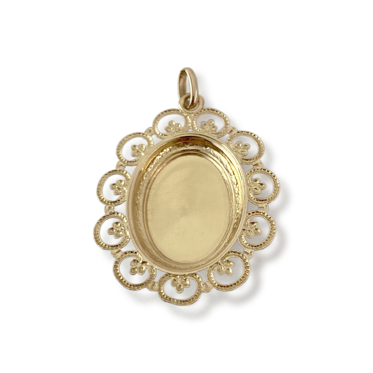 Pendentif d'occasion or 750 jaune perle de culture - vue 2