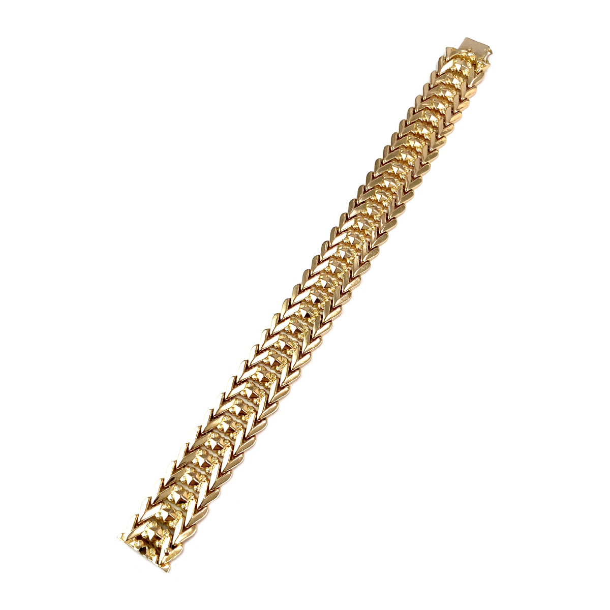 Bracelet d'occasion or 750 jaune 20 cm - vue 2