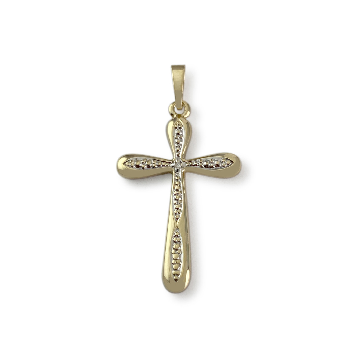 Pendentif d'occasion or 750 jaune et rhodié