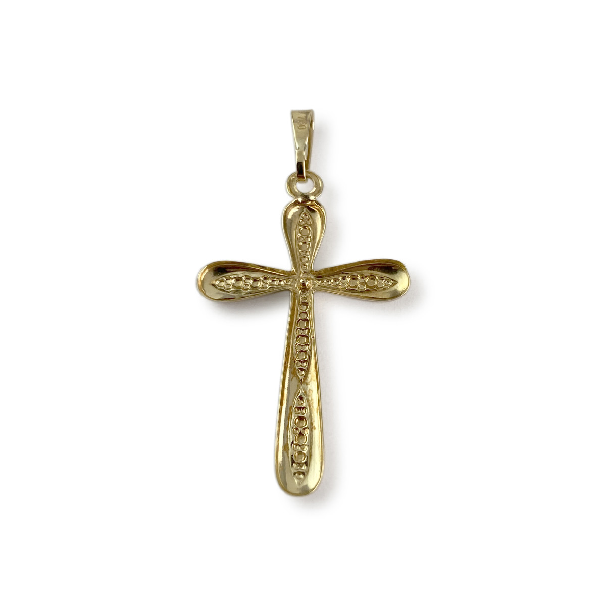 Pendentif d'occasion or 750 jaune et rhodié - vue 2