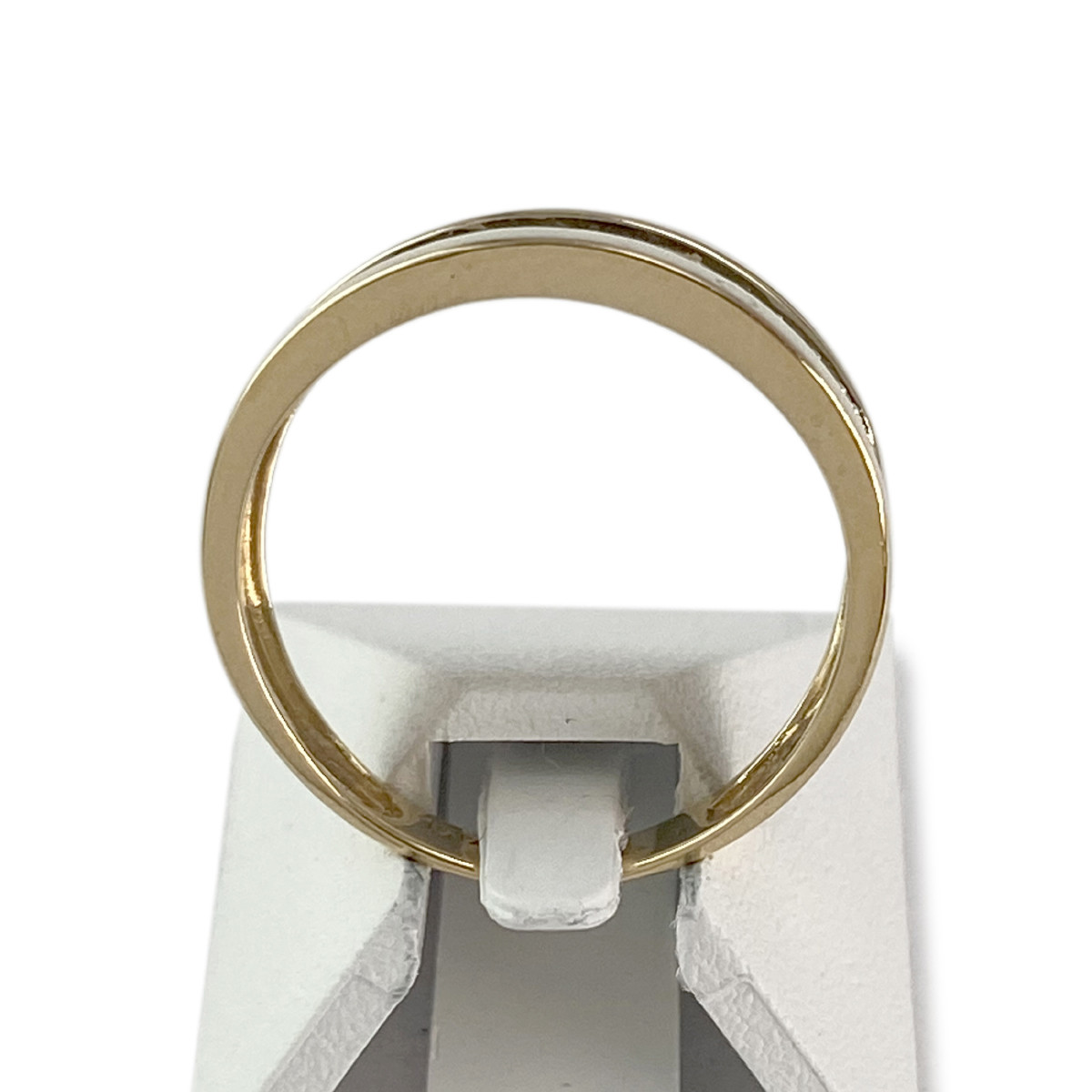 Bague d'occasion 2 ors 750 diamants - vue 3