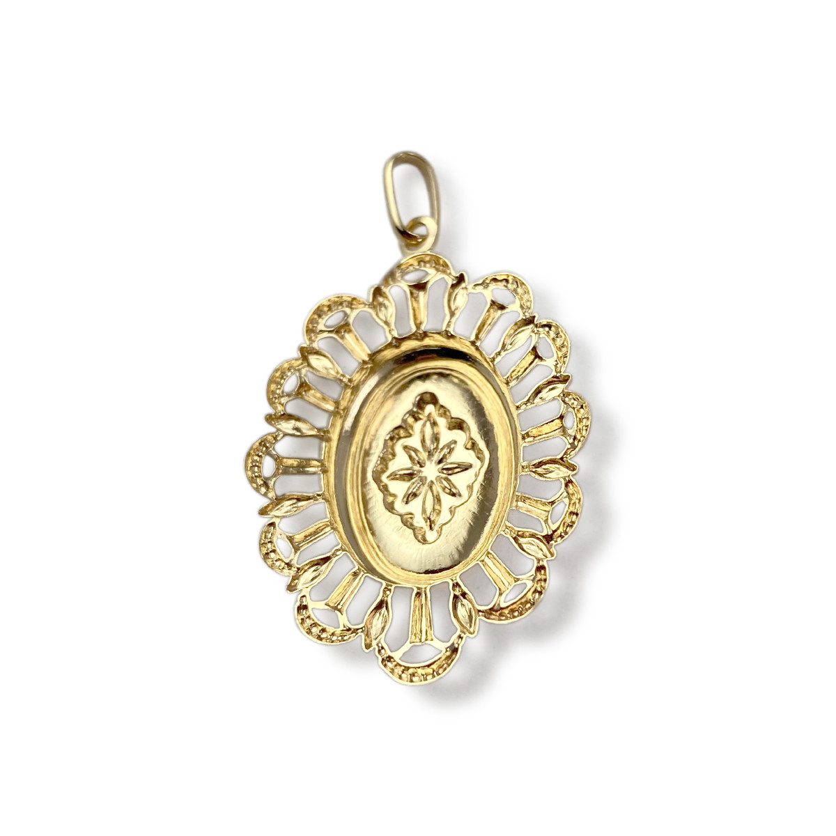 Pendentif d'occasion or 750 jaune perle de culture - vue 2