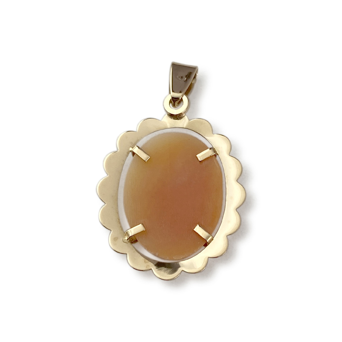 Pendentif d'occasion or 750 jaune camée - vue 2