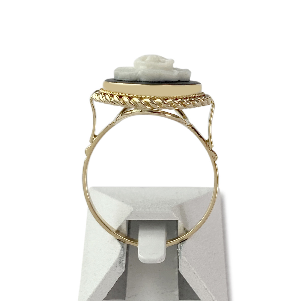 Bague d'occasion or 750 jaune camée - vue 3
