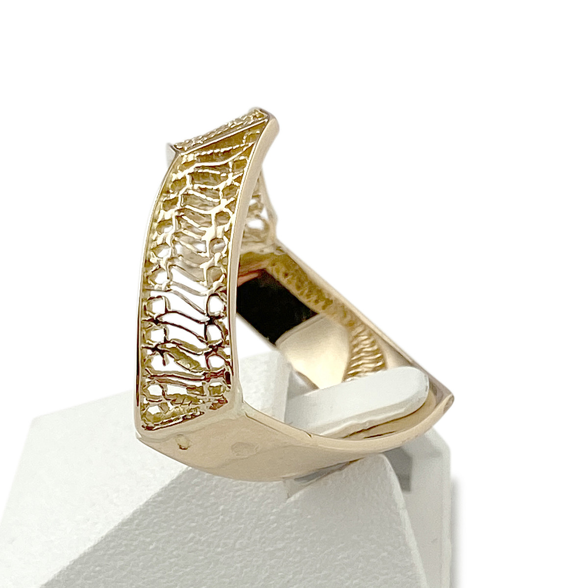 Bague d'occasion or 585 jaune filigrane - vue 2
