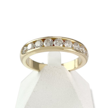 Bague d'occasion or 750 jaune diamants