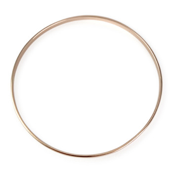 Bracelet jonc d'occasion or 750 jaune 65 mm