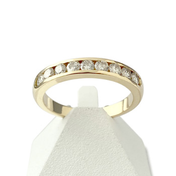 Bague d'occasion or 750 jaune diamants