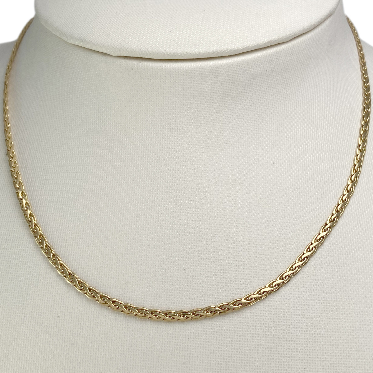 Collier d'occasion or 750 jaune maille fantaisie - vue 2