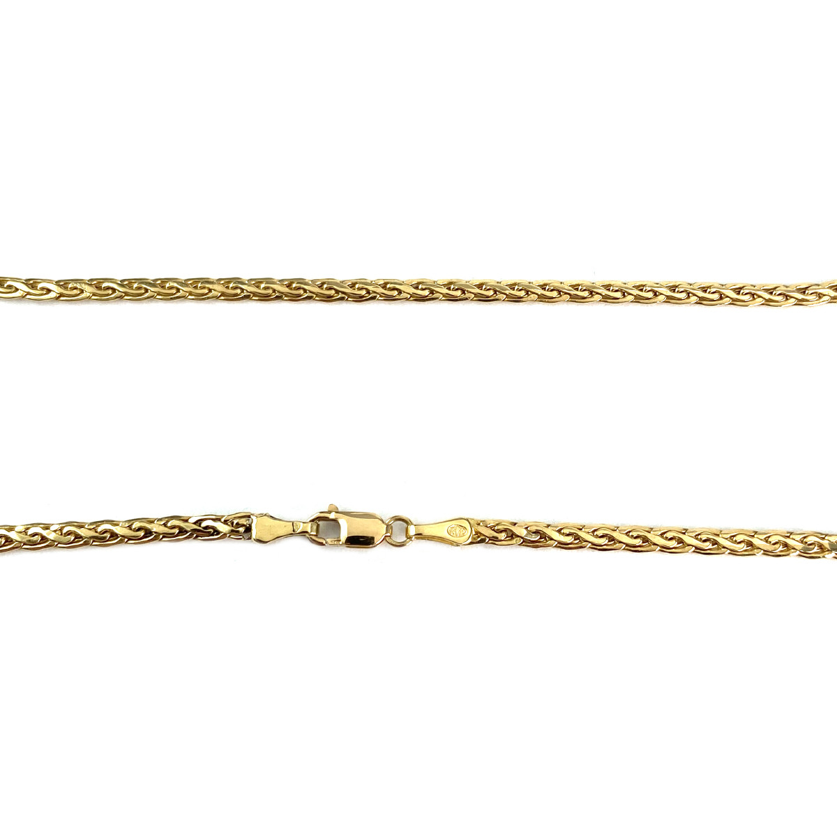 Collier d'occasion or 750 jaune maille fantaisie - vue 3