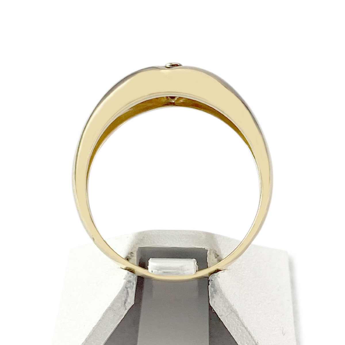 Bague d'occasion or 750 jaune saphirs - vue 3