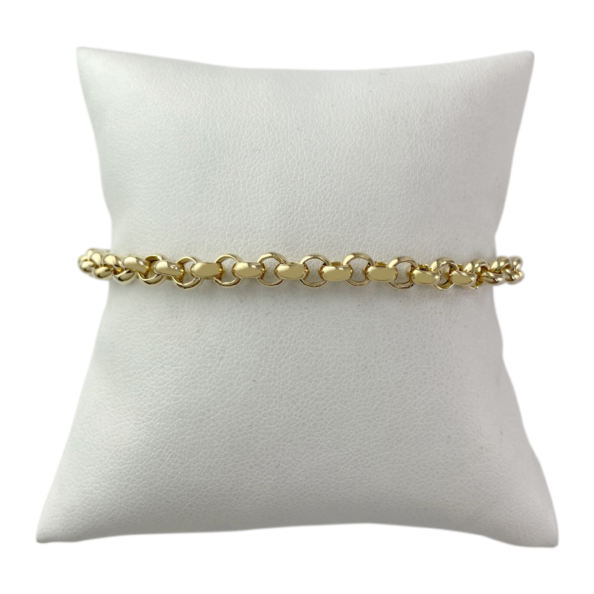 Bracelet d'occasion or 750 jaune maille jaseron 19,5 cm