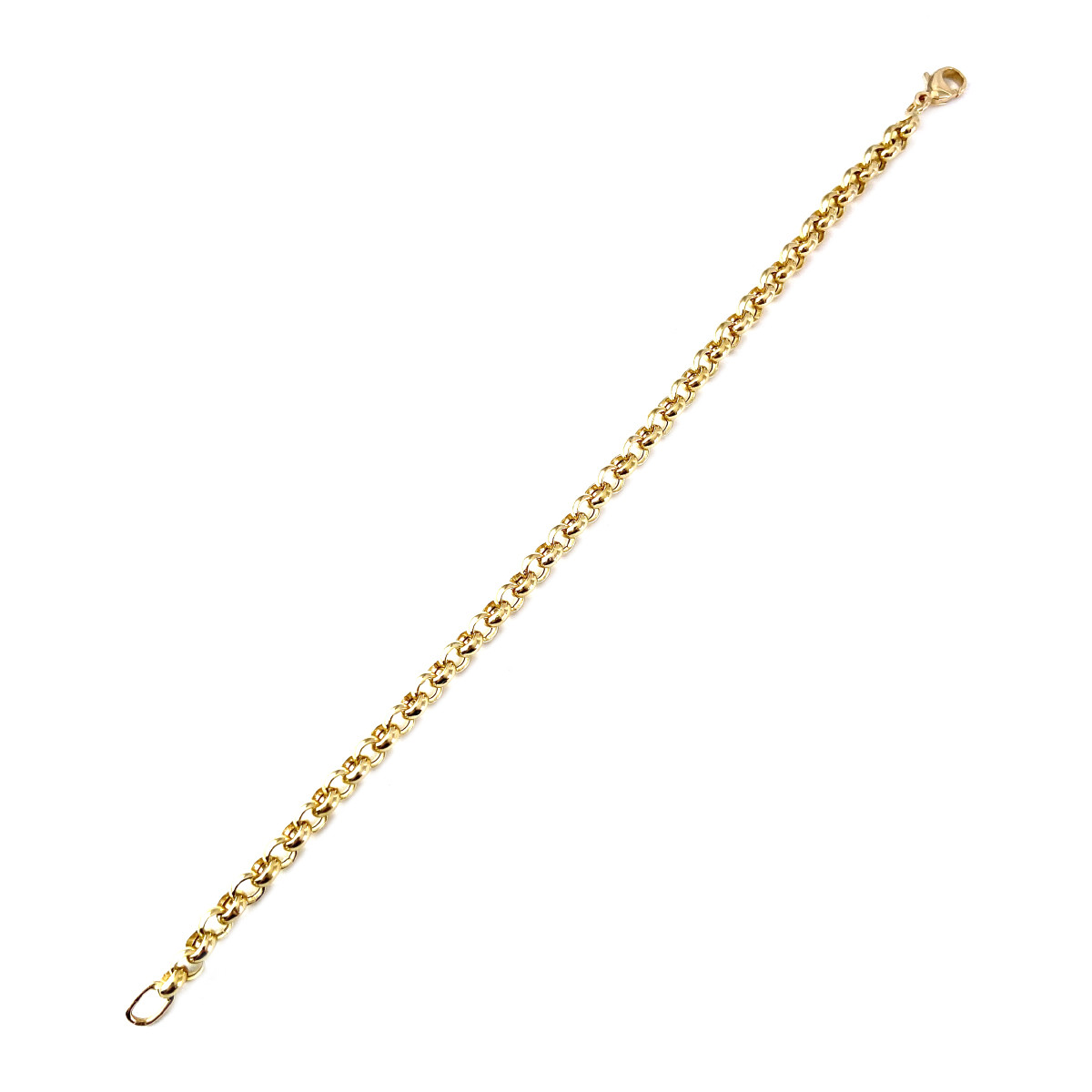 Bracelet d'occasion or 750 jaune maille jaseron 19,5 cm - vue 2