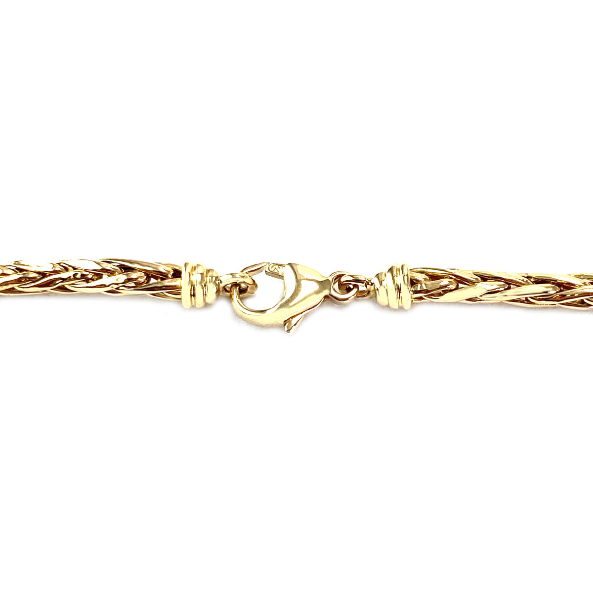 Collier d'occasion or 750 jaune maille palmier 42 cm - vue 3