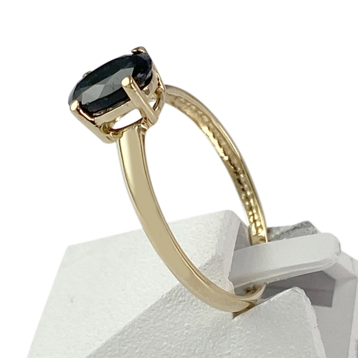 Bague d'occasion or 750 jaune saphir - vue 2