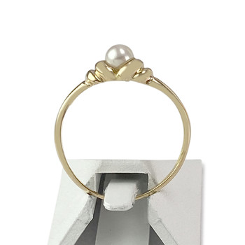 Bague d'occasion or 750 jaune perle de culture