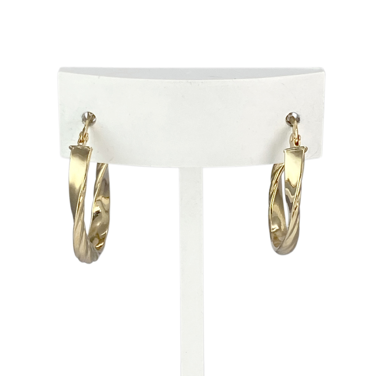 Boucles d'oreilles d'occasion or 375 jaune