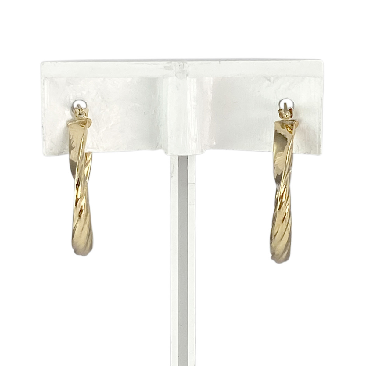 Boucles d'oreilles d'occasion or 375 jaune - vue 3