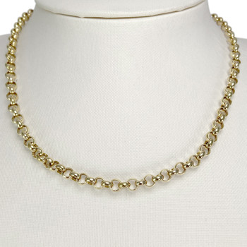Chaine d'occasion or 750 jaune maille jaseron 40 cm