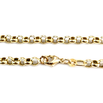 Chaine d'occasion or 750 jaune maille jaseron 40 cm