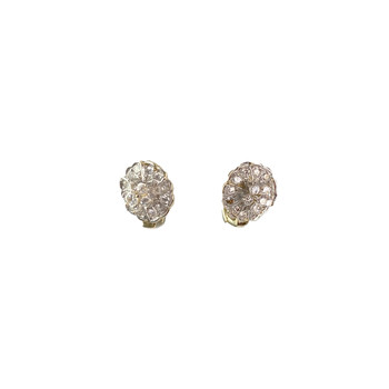 Boucles d'oreilles d'occasion or 585 zirconias