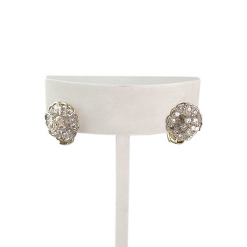 Boucles d'oreilles d'occasion or 585 zirconias