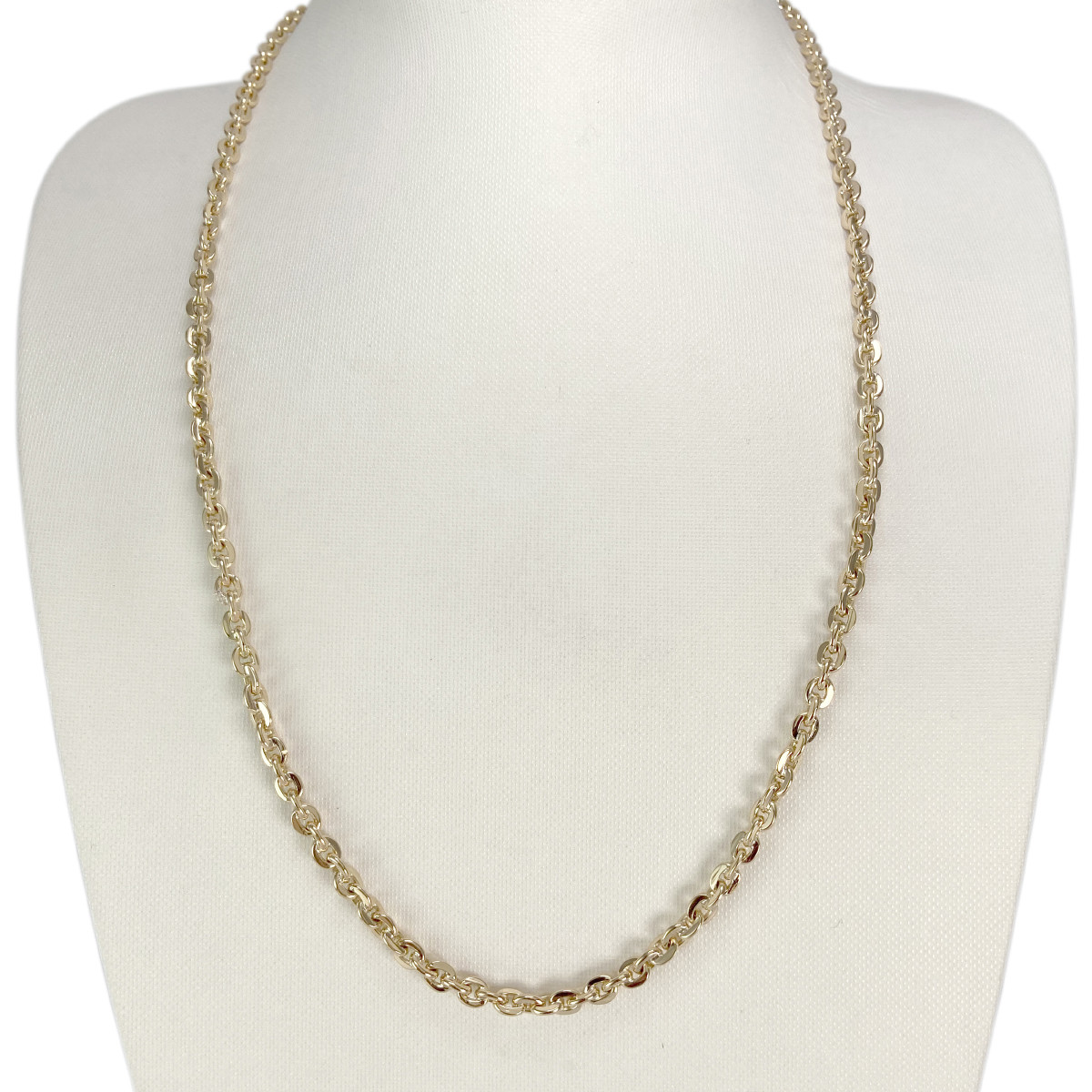 Chaine d'occasion or 585 maille forçat 57 cm - vue 2