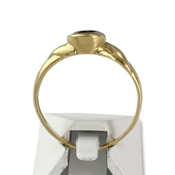 Bague d'occasion or 750 jaune saphir