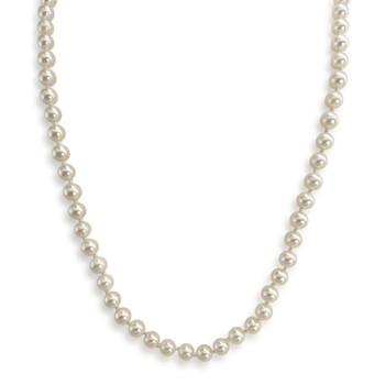 Collier d'occasion or 750 jaune perles de culture du Japon 58 cm