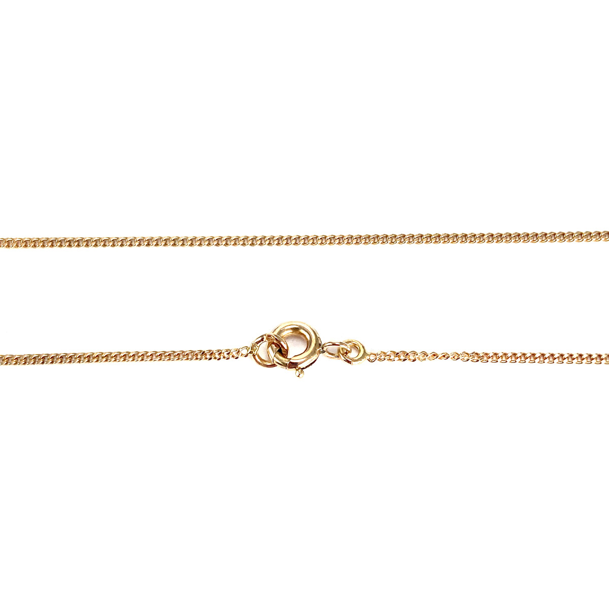Chaine d'occasion or 750 jaune maille gourmette 46.5 cm - vue 3