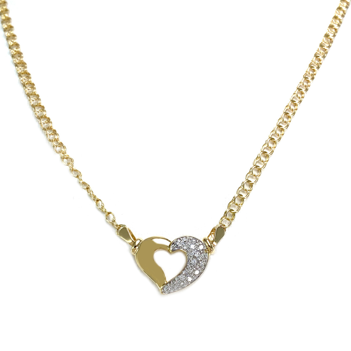 Collier d'occasion or 750 jaune 39 cm