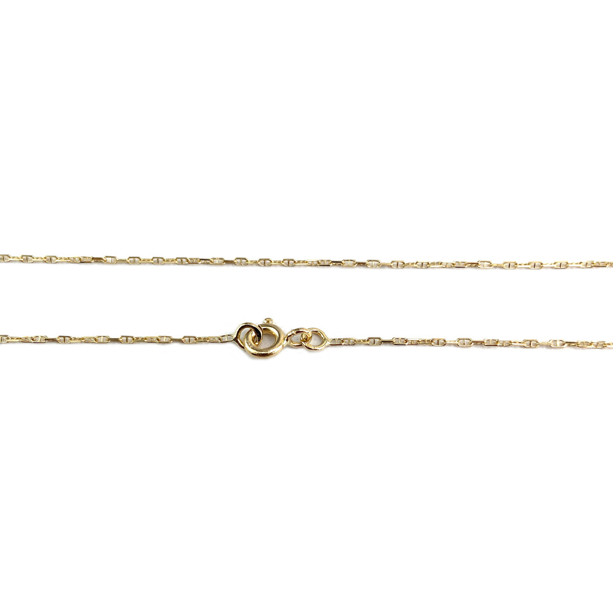 Chaine d'occasion or 750 jaune maille marine 45 cm - vue 3