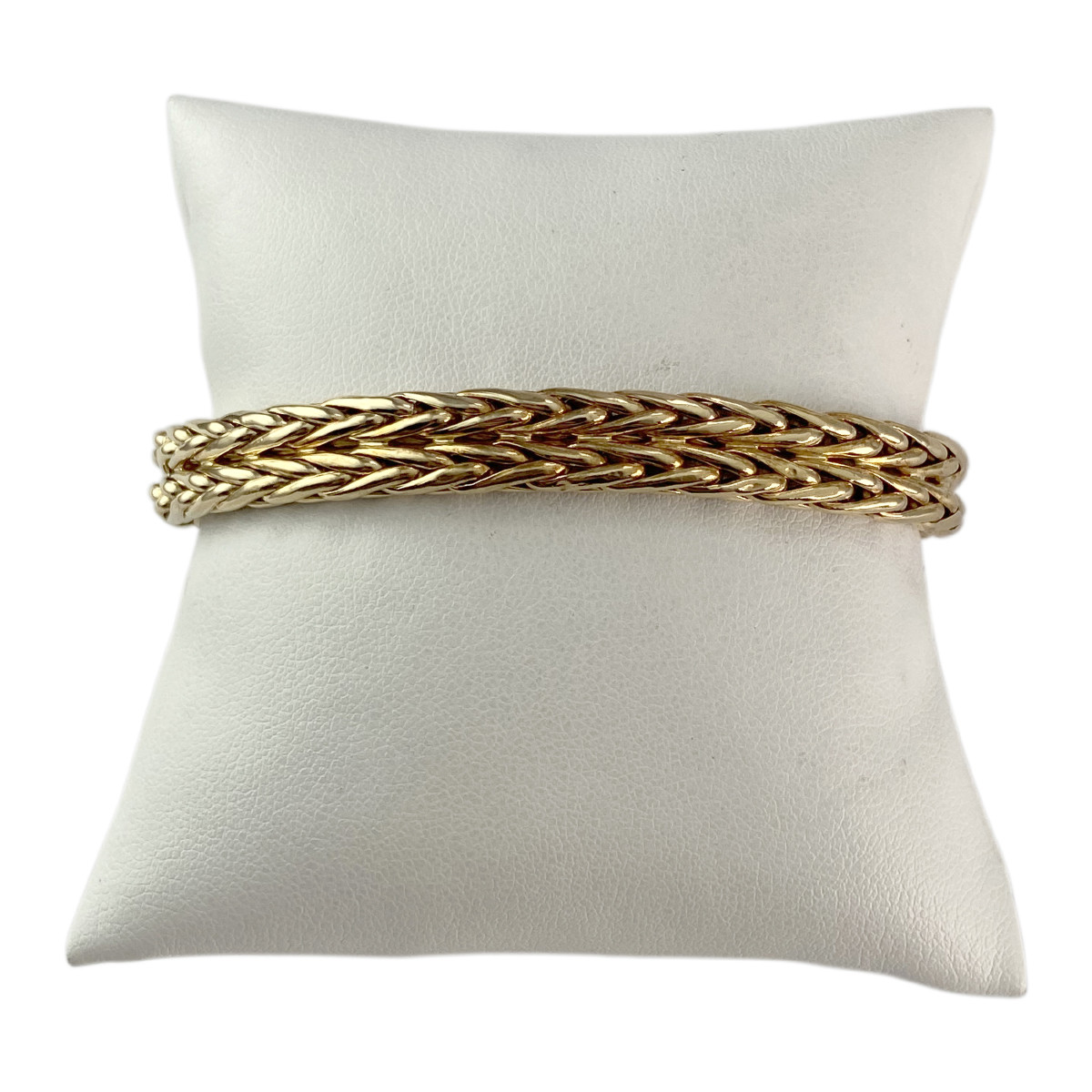 Bracelet d'occasion or 750 jaune 19 cm