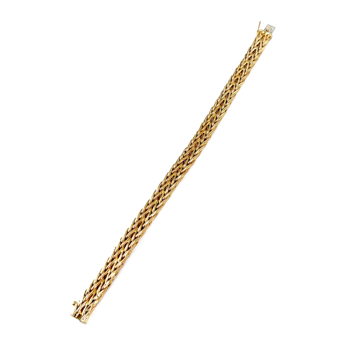 Bracelet d'occasion or 750 jaune 19 cm - vue 2
