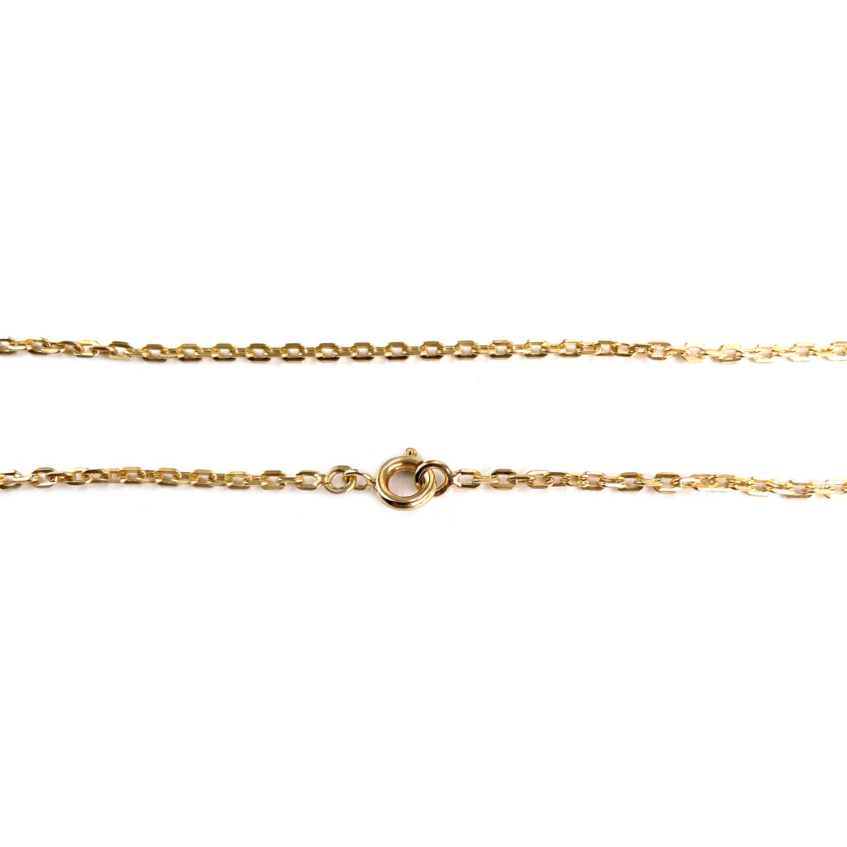 Chaine d'occasion or 750 jaune maille forçat 66 cm - vue 3