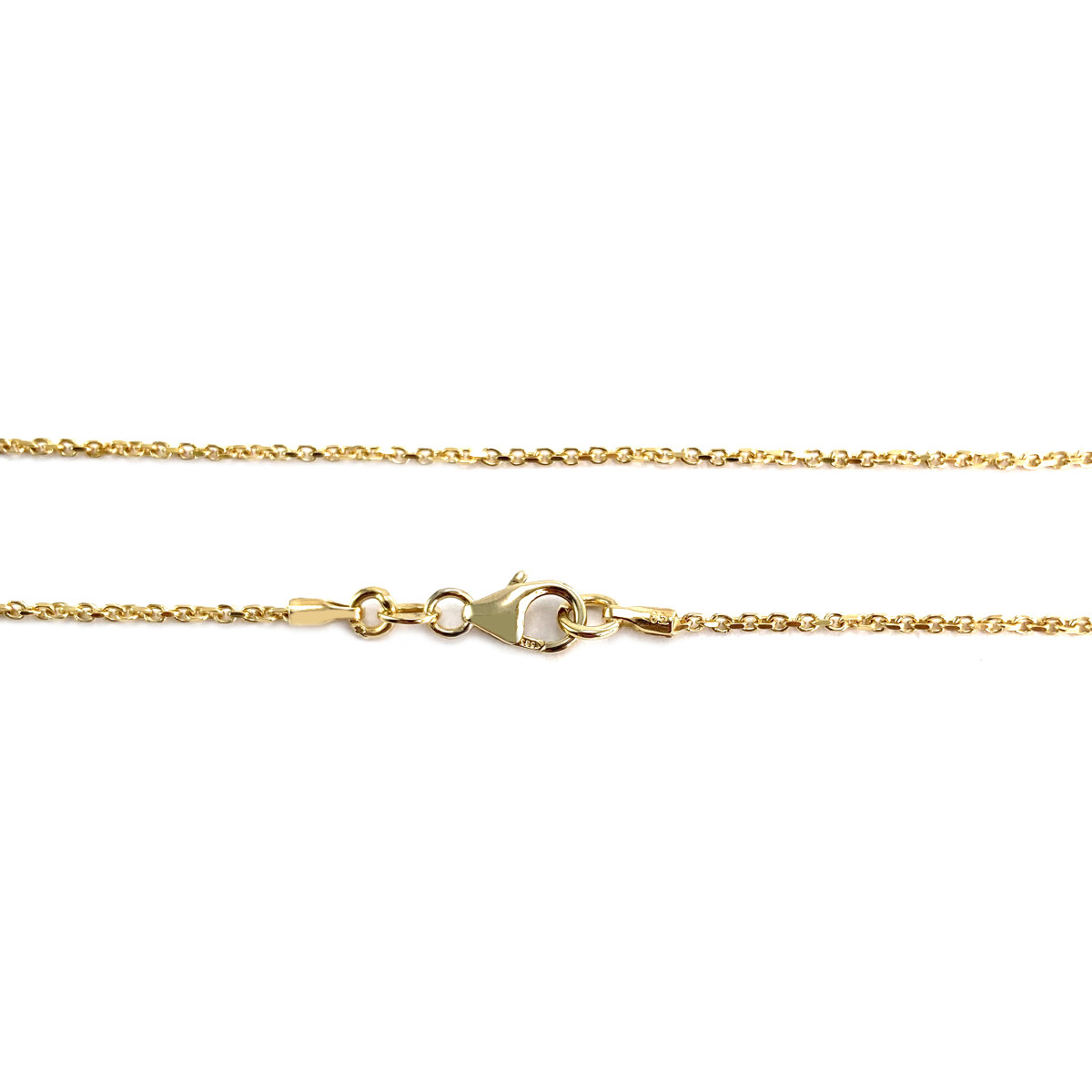 Collier d'occasion or 750 jaune maille forçat 43 cm - vue 3