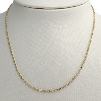 Chaîne d'occasion or 750 jaune maille forçat 40 cm