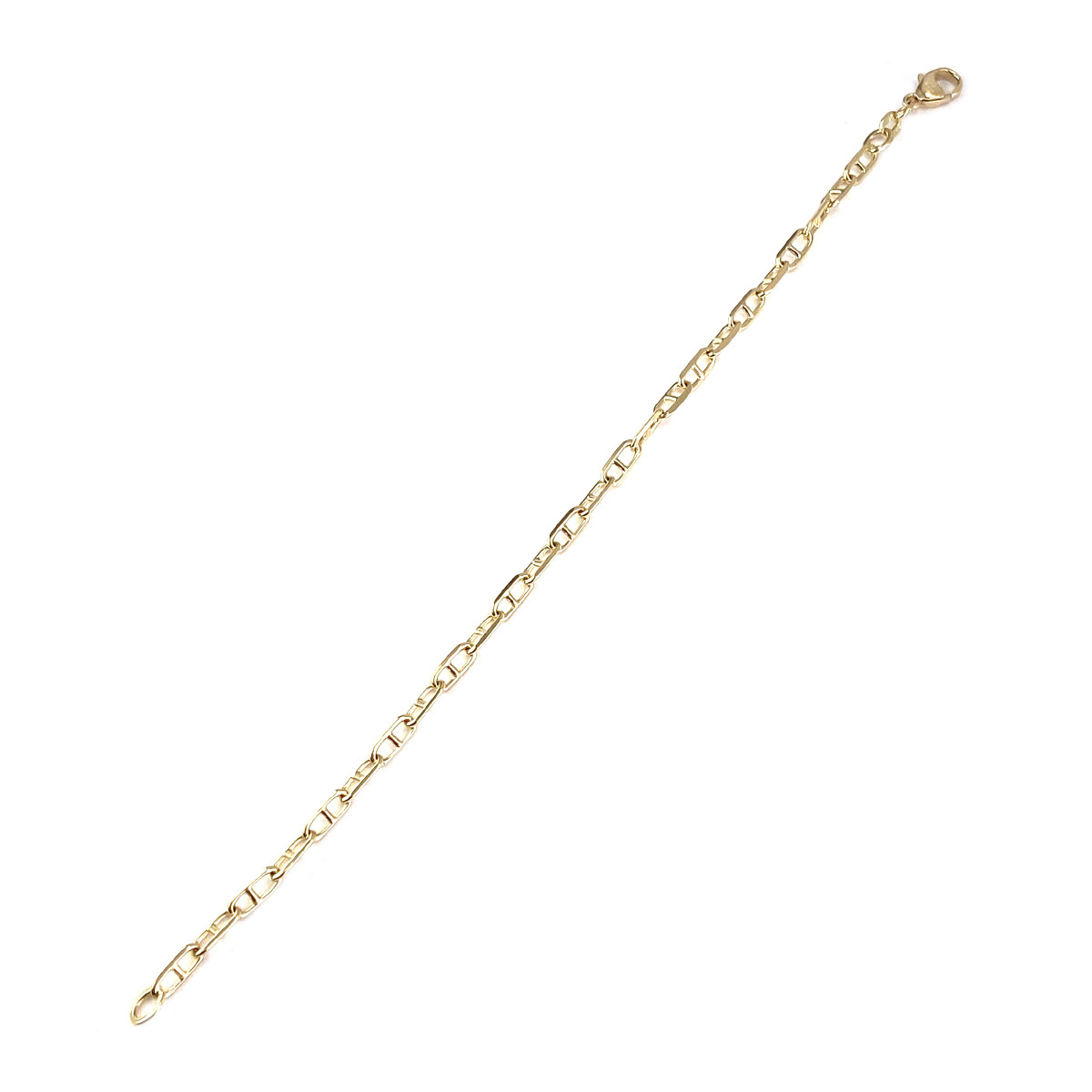 Bracelet d'occasion or 750 jaune maille marine 18,5 cm - vue 2