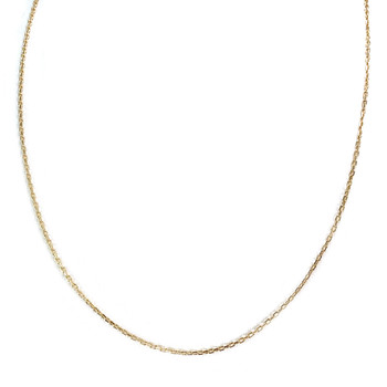 Chaîne d'occasion or 750 jaune maille forçat 51 cm