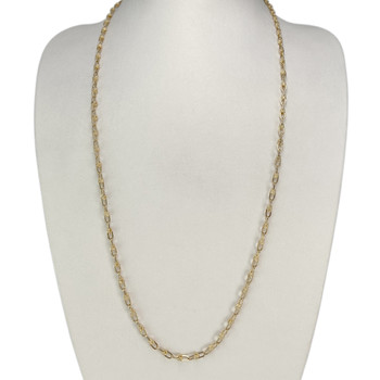 Chaîne d'occasion or 750 jaune maille fantaisie 63 cm