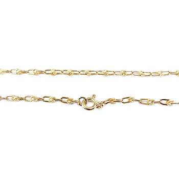 Chaîne d'occasion or 750 jaune maille fantaisie 63 cm